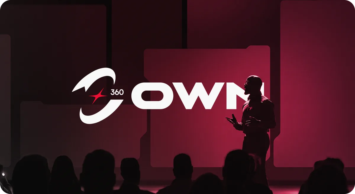 Imagem 2 de 6 da identidade visual da OWN Media