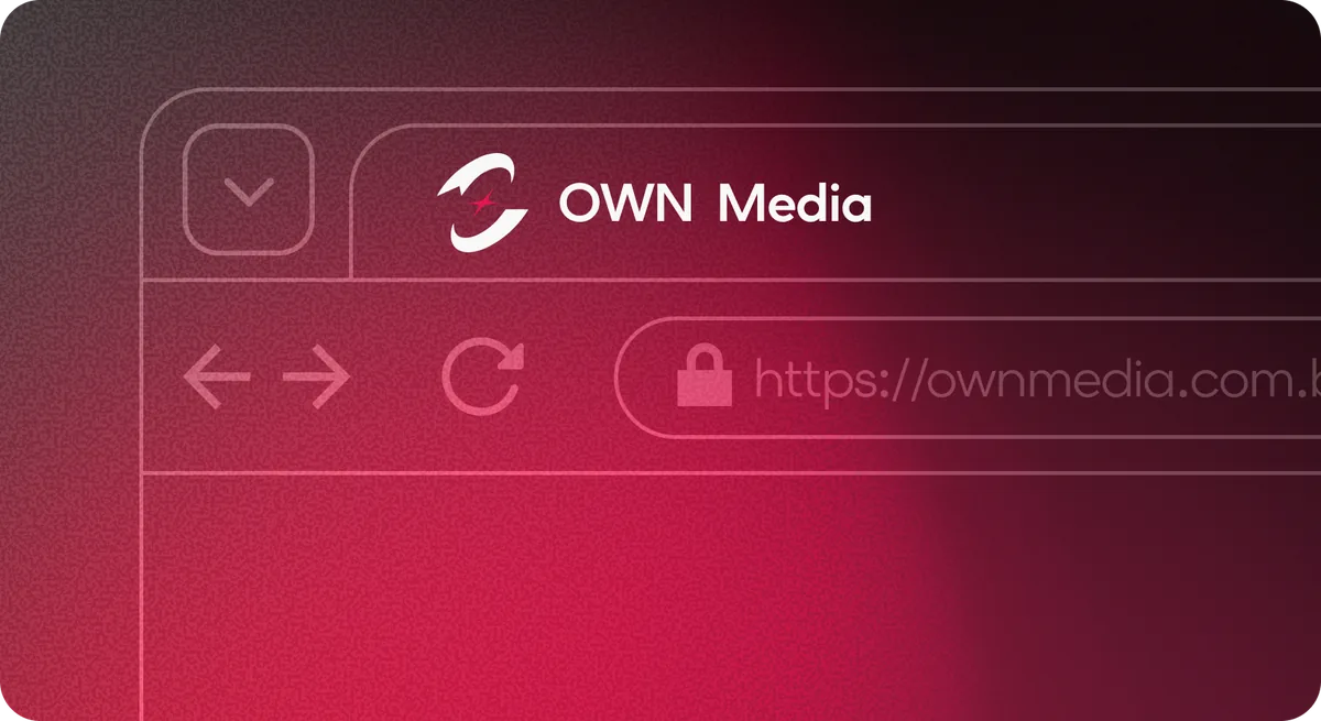Imagem 6 de 6 da identidade visual da OWN Media